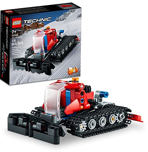 LEGO Technic Snow Groomer to Snowmobile 42148, 2in1 Fahrzeugmodell-Set, Ingenieur-Spielzeug, Winter Bauspielzeug für Kinder, Jungen, Mädchen 7+ Jahre alt, Geburtstagsgeschenkidee