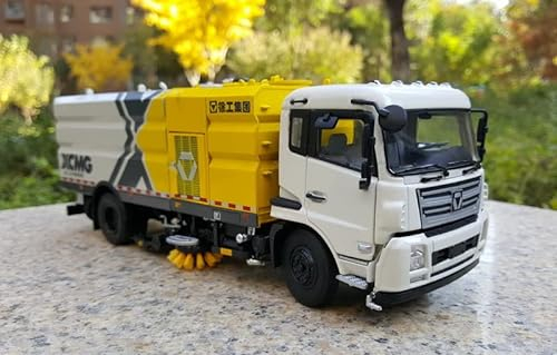 XCMG Sweeper truck Yellow 1/35 Diecast Truck Pre-built Model