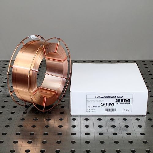 STM Der Meisterladen MIG MAG Stahl Schweißdraht Ø 1,0 mm SG2 CO2 G3Si1 15kg K300…