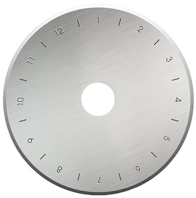 5 Stücke 60mm Rollschneider Ersatzklingen, Edelstahl Stoffschneider, Qualitätsstahl, Für Stoff, Leder, Basteln, Näharbeiten