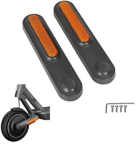 Fututech Abdeckungsset für Xiaomi Mi4 Ultra, reflektierend, für Vorder-/Rückgabel, für Elektroroller, Zubehör für Ersatzteile (für Vordergabel)