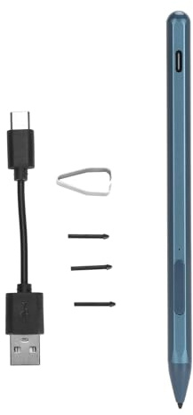 Stylus-Stifte, MPP 2.0 Active Stylus Pens, Wiederaufladbarer Bleistift mit 3 Ersatzspitzen für Pro X/9/8/7/6/5/4/3/Book 2, für HP Envy X360, für ASUS Vivobook Flip (Blue)