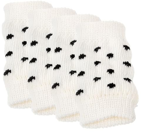 COSMEVIVI 4 Stück Hunde Beinwärmer Aus Baumwolle Weiche Beinstulpen Mit Schlupf Design Pfoten Und Gelenkschützend Schmutzabweisend Für Hundepflege Und Outdoor Anwendung