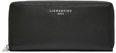 LIEBESKIND Berlin Geldbörse Damen „Gigi“ Leder I Geldbörse Damen groß I viel Platz, viele Fächer & Münzfach mit Reißverschluss I Leder Portemonnaie I Damengeldbörse groß mit RFID-Schutz