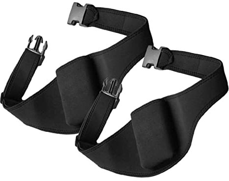 TOYANDONA 2pcs Sports Waist Bag for Microphone with Adjustable Neoprene Belt, Securely Holds Device, Stylish Outdoor Microphone Pouch for Fitness Trainers and Gym Use