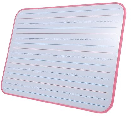 Warmhm 1 Pezzo Lavagna Doppia per Scrittura Creativa Lavagna Didattica per Facile da Usare e Resistente per Apprendimento Inglese e Attività Educative Casa Scuola