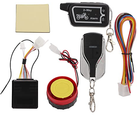 Keenso Motorcycle 2 Way Alarm System - Bidirectional, Multiple Functions, Anti Theft, Mute Mode, Excellent Performance