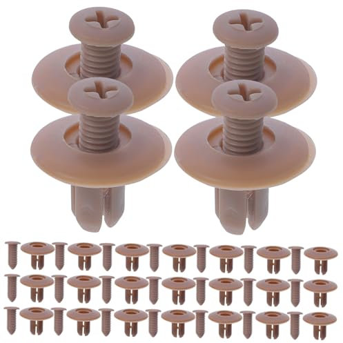 VALICLUD 50pezzi Rivetti in Plastica Per Auto Perno Di Spinta Automatico Forniture Per Riparazioni Auto Rivetto Professionale Rivetto Durevole Kit Di Fissaggio Pressione Per Pannelli