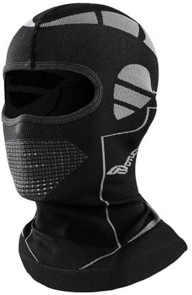 TenaLucy Regali Uomo Sottocasco Moto Estivo, Casco Integrale Moto Maschera, Accessori Bici Passamontagna, Casco Motos Donna Face Mask per Ciclismo Sci Motociclismo attività all'Aperto