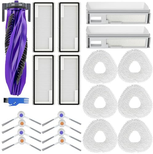 Accessori per Aspirapolvere per Narwal Freo X Ultra, 1 Spazzola Principale, 2 Sacchetti per la Polvere, 4 Filtri, 6 Salviette, 8 Spazzole Laterali, Freo X Ultra pezzi di Ricambio 22 pezzi