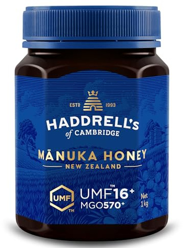 Haddrell's of Cambridge | Miele di Manuka MGO 550+ (UMF 16+) | Terapeutico | 1kg
