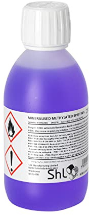 Shiny Hardware Limited SHL 250ml 94% Methylated Spirits (Denatured Alcohol)