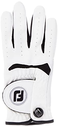 FootJoy 65939E Guantes de Golf, Unisex niños, Blanco/Negro, ML
