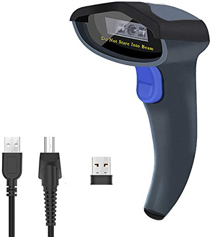 NETUM Wireless lettore di codice a barre CCD Handheld barcode scanner USB ( GHz wireless & USB2.0 Wired) per mobile Payment computer Screen Support Mac OS X, Windows 10 9 NT-W6