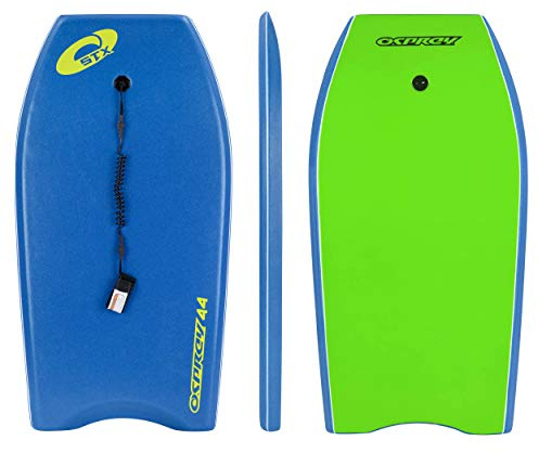 Osprey 111,8 cm Bodyboard für Erwachsene, leichtes Deck Boogie Board mit Leine, robuster Kern zum Surfen & Bodysurfen