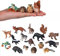 JOKFEICE Animal Figures for Kids, 16PCS Realistic Forest Animals Baby Figurines, Woodland Creatures Figurines, Educational Toys for Science Project Cake Party Decor