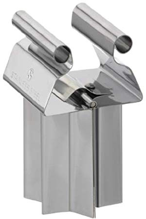 Sternausstecher Cinnamon Cutter Zimtsternausstecher Keksausstecher mit Federmechanismus Keks Zimtstern Gebäck Backausstecher Plätzchenform Ausstecher Ausstechform