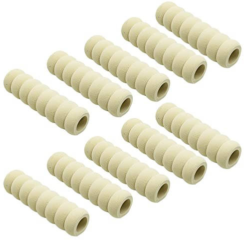 Türgriff Schutz, 10 pcsTürgriff Puffer, Kid Baby-Sicherheit Türgriff Knopf Gaurd, für Tür- oder Fenstergriffe Schutz Wand Möbel, Fester Schaumstoff, Beige Schutzhülle Griff-Abdeckungen