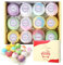 Fafamara Bath Bombs, Gift Set Rich in Essential Oils Natural Handmade Bath&Spa Fizzles Marvelous Salts to Moisturize Skin and Relieve Stress Romantic Gifts for Her/Him/Girlfriend/Wife (Pack of 12)