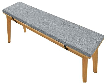 Nach Maß Bankkissen Bankauflage Stuhlkissen Patio Custom Bench Cushions, Waschbar Abnehmbarem Gartenbankauflage rutschfeste Bankpolster Schaukel Sitzkissen für Outdoor, GartenmöBel, Terrasse (5cm)…