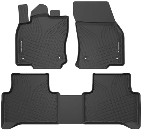 Walser Premium Fussmatten Auto für VW Touran (5T1) 05/2015-Heute, 100% passgenaue Gummimatten Auto - Made in EU, robuste Fußmatten Auto, Auto Fußmatten, Fußmatte Auto