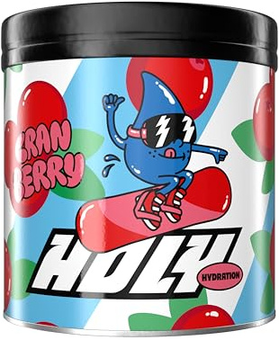 HOLY Hydration Elektrolyte ohne Zucker 'Cranberry' - Elektrolyte Sport Pulver Cranberry, 50 Portionen - isotonisches Getränkepulver mit Mineralstoffen, vegan & 100% natürliche Fruchtaromen