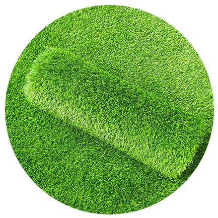 Generisch Kunstrasen Kunstrasen mit 20 mm Florhöhe, natürlich und realistisch aussehender Astro-Gartenrasen für Terrasse, Balkon, Außen- und Innenbereich, selbstentwässernd (Größe: L2 m)
