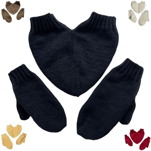 Generisch Handschuhe zum Halten der Hände für Paare, Hand in Hand haltende Fäustlinge für verliebte Paare,Couple Hand Holding Gloves,Vollfingerhandschuhe für Paare