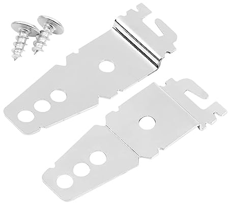 Operitacx Support de Fixation pour Lave-vaisselle en Fer, Lot de 2, Installation Rapide, Empêche L’avancée, pour Plan de Travail en Granit