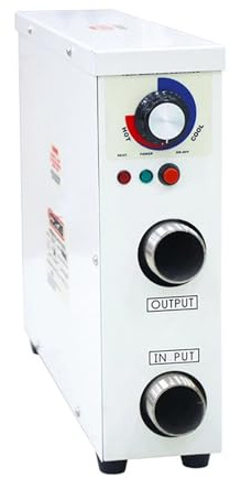 OUHFCASN 5.5kw To 15KW Heat Pump Electric Water Heater Swimming Pool SPA Heater 220v/380v Efficient Heating(Digital 15kw)