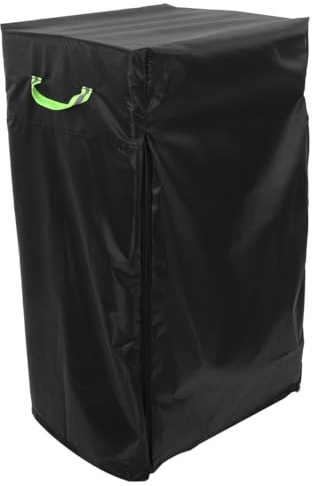 IMIKEYA Waterproof Outdoor Firewood Rack Cover 210d Oxford Cloth Black | Secure Fit, Comprehensive Protection for Yard Use, Easy Access Design, Fits Firewood Rack and Firewood Storage