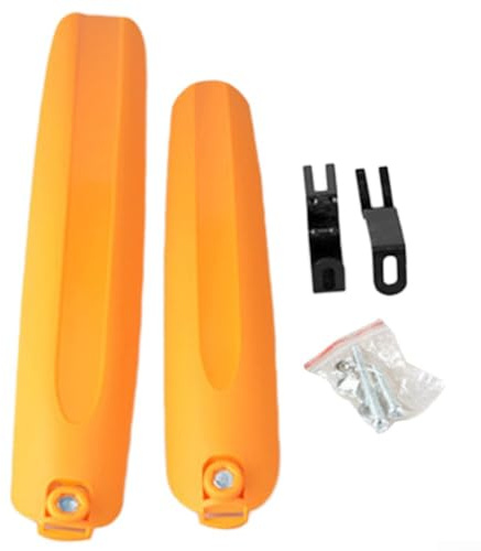 EasyByMall Umweltfreundliches Schutzblech für 14 bis 20 Zoll Fahrräder, geeignet für DAHON und Eurobike Modelle (Orange)