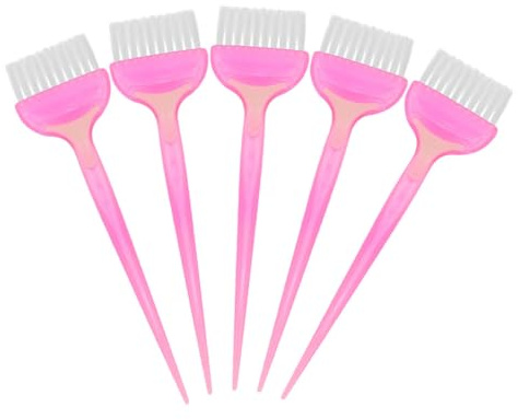 ARTSEWPLY 5 pezzi Pennelli per Tintura Capelli Professionali in Morbide Fibre Spazzole per Colorazione e Trattamento Strumenti Parrucchiere per Casa e Salone Resistenti e Lavabili