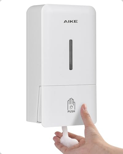 AIKE Schaumseifenspender, 800 ML Wandmontiert, Bohrfrei Für Gewerbe, AK1006F