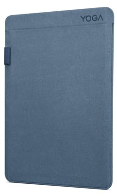 Lenovo Housse de Yoga pour Ordinateur Portable 14'' - Fine et légère avec femeture magnétique et en matériaux recyclés - Cosmic Bleu