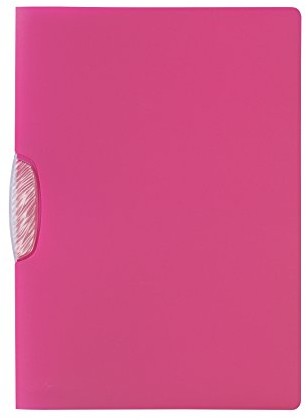 DURABLE Hunke & Jochheim Klemm-Mappe SWINGCLIP® TREND, PP, 30 Blatt, dunkelrosa