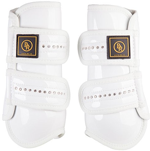 Sehnenschoner BR Pro Max Lack mit Strass (Weiß, S)