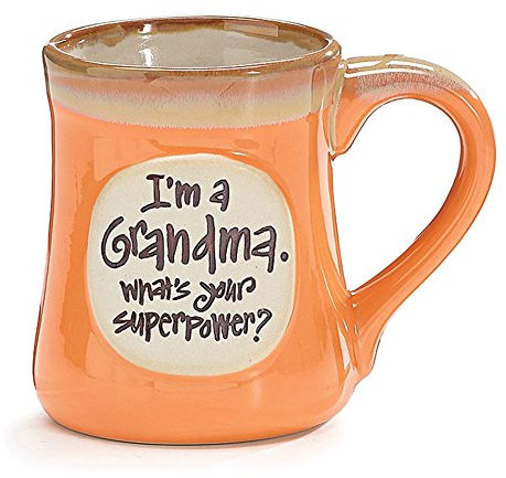 burton+BURTON Im a Grandma Whats Your Super Power Ceramic Mug