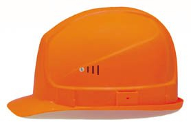 Uvex Schutzhelm 9750 super boss aus Polyethylen, Farbe: orange