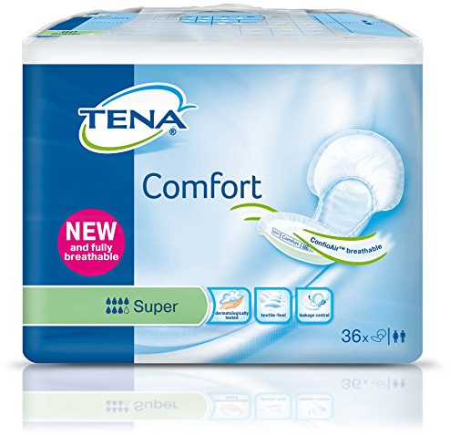 TENA Comfort Super, Pannolino per adulti, 2 x 36 pezzi, Size 6, 72 unità