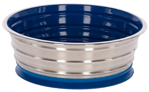 Kerbl Pet Edelstahl Hundenapf 1900ml mit Saugnapffunktion