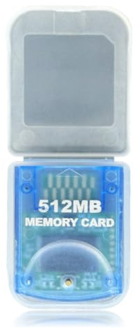 WICAREYO Carte Mémoire 512 M avec Grande Capacité Compatible pour Wii NGC