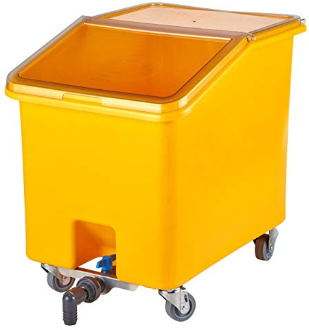 Cambro IBSD37229 Ingredient Bin 37 Gallons Slant Top Yellow Case of 1