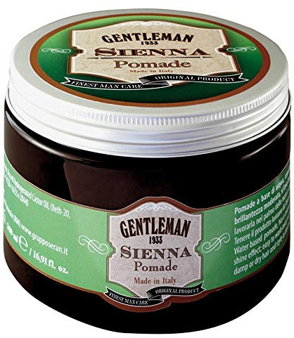 GENTLEMAN 1933 - Pomata per capelli Sienna - 500ml - Brillantezza moderata, si lava facilmente con acqua