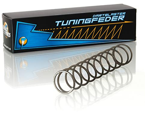Blasterparts - Tuning-Feder kompatibel für BuzzBee - Air Warriors Carnivore - Dartblaster Modding für Mehr Reichweite und Schnelle Darts - Blaster-Tuning & Zubehör
