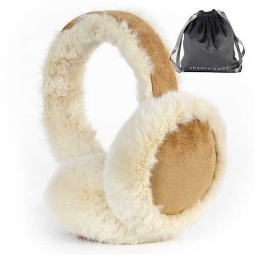 zhaocaidamai Cache-oreilles d'hiver pour protection contre le froid et les cache-oreilles en plein air pliable