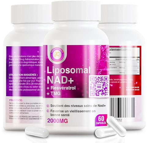 Pure NAD + Trans-Resveratrol + TMG | 2000mg | 3-in-1 Advanced Formula | NAD Resveratrol TMG Supplement | Boost NAD+ | Immune & Energy Support, Skin & Overall Health | 60 Capsules