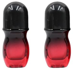 LJJCSFF 2PCS 30ml Empty Deodorant Roller Roll on Containers Roller Bottle Large Rollerball Oil Dispenser Glass Roller Balls Massage Roller Bottles