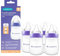 Lansinoh Anti Colic Baby Bottles - 160ml - NaturalWave® Medium Flow Teats Reduces Nipple Confusion + New Stackable Lid Breast Milk Storage Bottles Breastfeeding Bottle Feeding - Baby Bottle 4-Pack