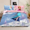 WAVATA Juego de ropa de cama para niños y adultos, diseño de dibujos animados, ropa de cama con diseño de dibujos animados, incluye funda nórdica (200 x 135 cm) y fundas de almohada (80 x 80 cm) (C)